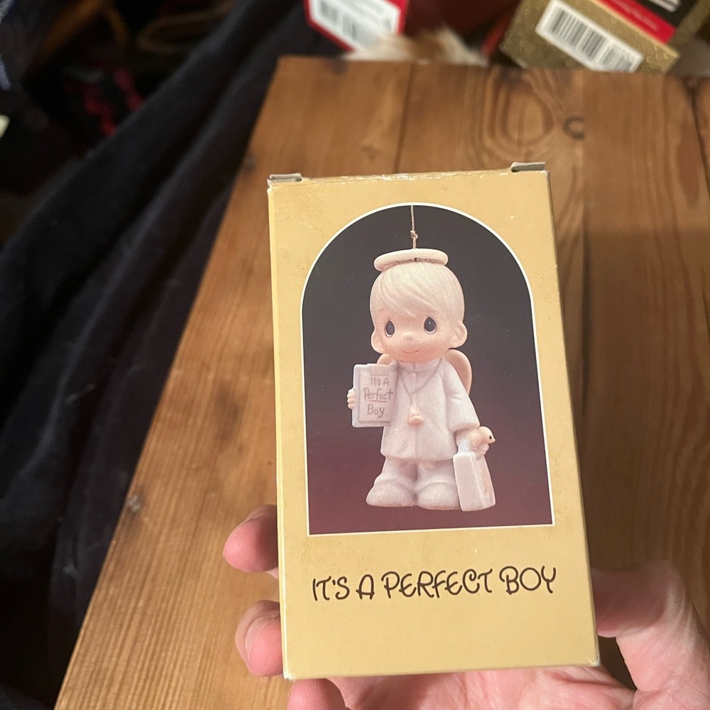 Precious moments It’s A Perfect Boy Ornament